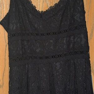 Elegant Black Lace Dress
